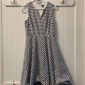 Ann Taylor Petite Striped Dress